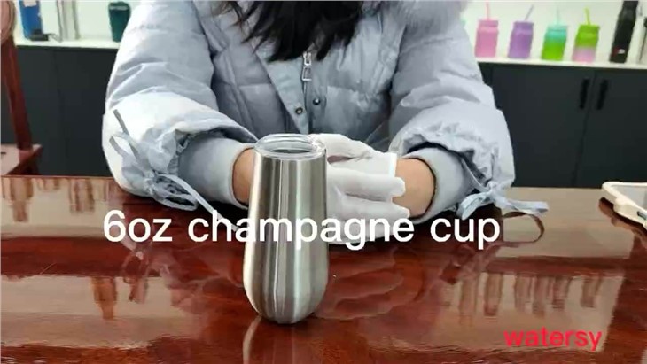 Šalice od nehrđajućeg čelika s dvostrukom stijenkom od 6 oz