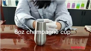 Šalice od nehrđajućeg čelika s dvostrukom stijenkom od 6 oz